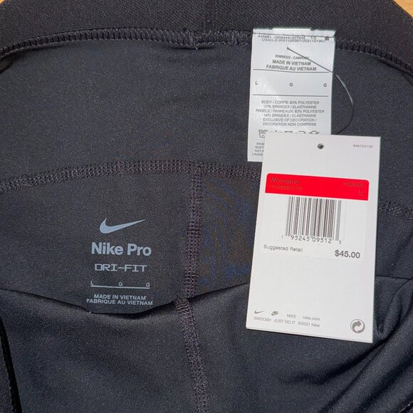 Brand New Nike Pro Women's Mesh-Panel Leggings - Picture 2 of 8